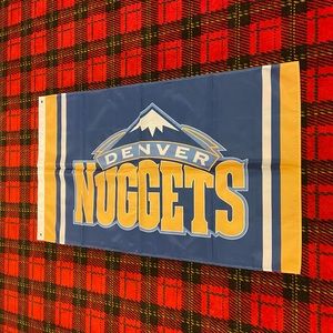 Brand new Denver Nuggets banner flag